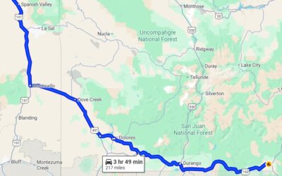 Day 6 Moab to Pagosa Springs