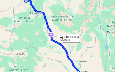 Day 2 Walla Walla to Meridian